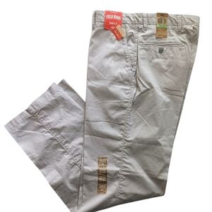 Dockers Field Khaki Straight Fit D2 Flighweight 34 x 34 Flat Front